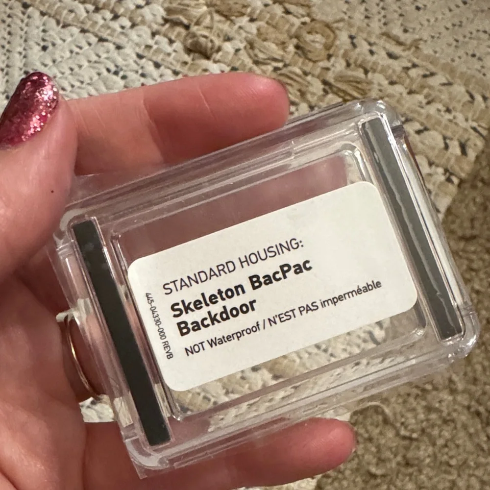 GoPro clear plastic